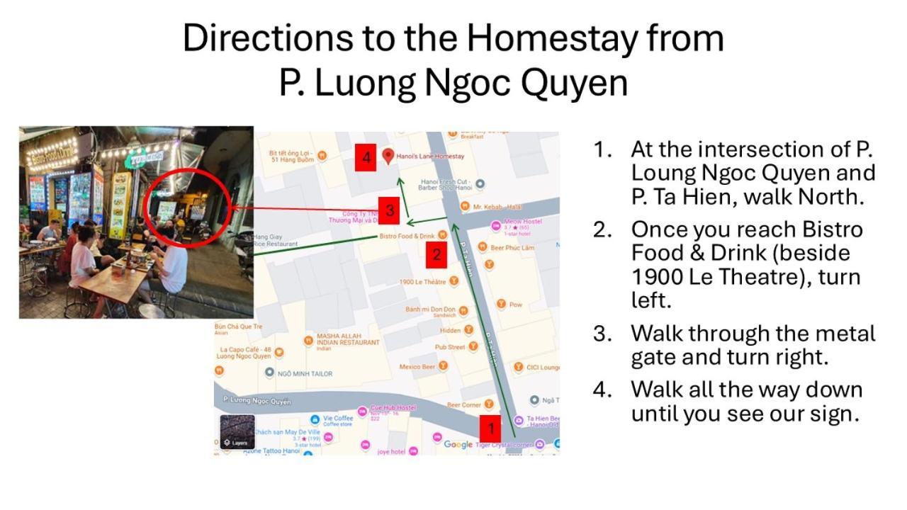 Hanoi'S Lane Homestay Exterior foto